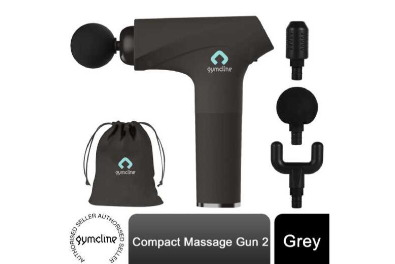 Gymcline Massage Gun 3 Speed Modes, Grey £79.99 instead of £159.99