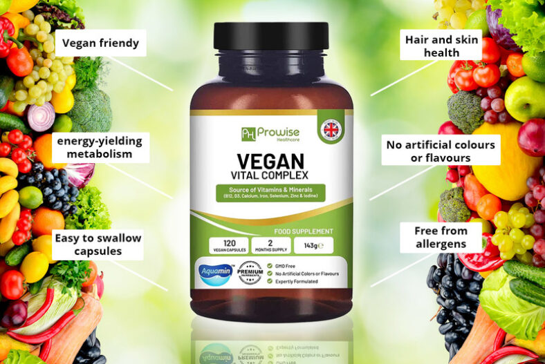 Vegan Multivitamins – Up to 6 Month Supply*! £14.99 instead of £49.99