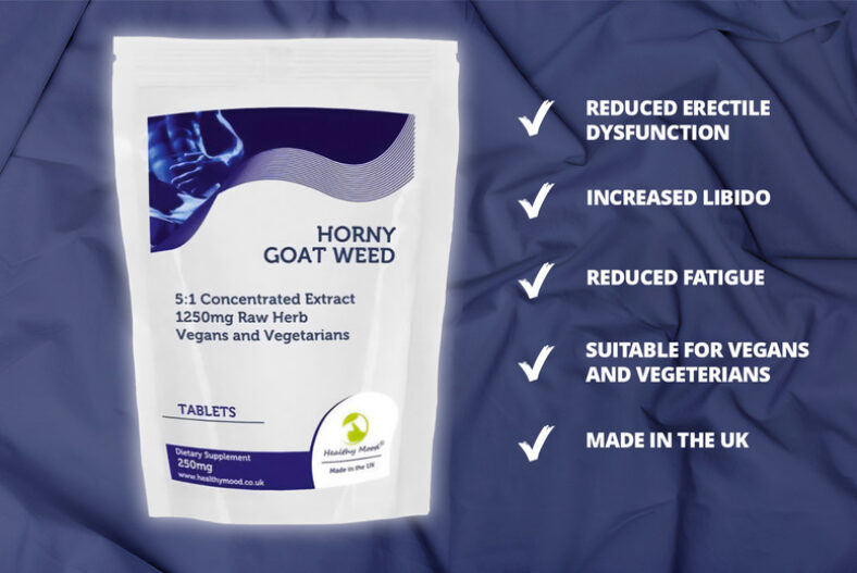 Horny Goat Weed Vegan Tablets – 3, 6 or 16 Month Supply* £4.99 instead of £9.99