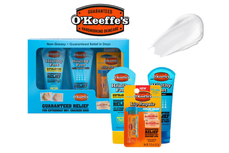 O’Keeffe’s Healthy Feet and Cool Lip Set £14.99 instead of £21.95