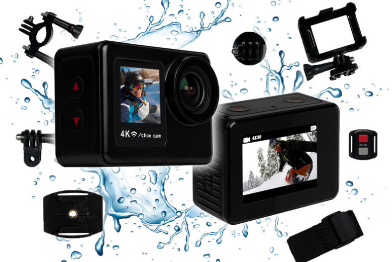 4K 60FPS Dual Screen WiFi Waterproof Sports Action Camera £59.00 instead of £89.97