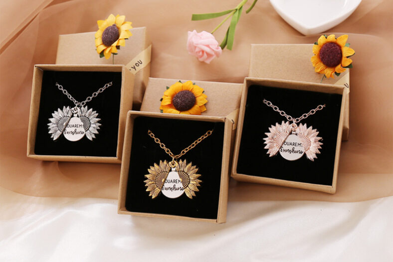 “You Are My Sunshine” Necklace – Gold, Silver, Rose Gold £7.99 instead of £16.99