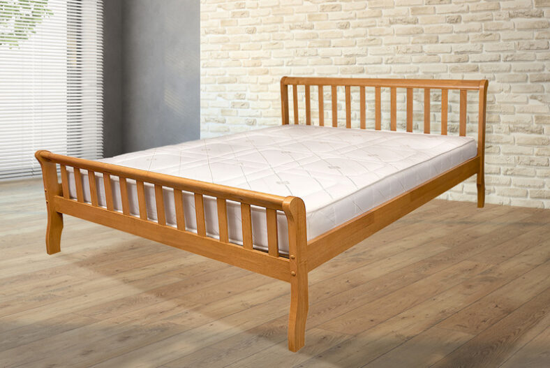 Milan Traditional Wooden Bed Frame – 3 Size Options £149.00 instead of £275.00