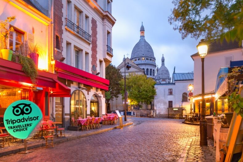 A 4* Montmartre, Paris hotel stay with return flights from four airports with Travelolo. From £199pp for a two-night stay, or upgrade to a three or four-night stay – save up to 27%