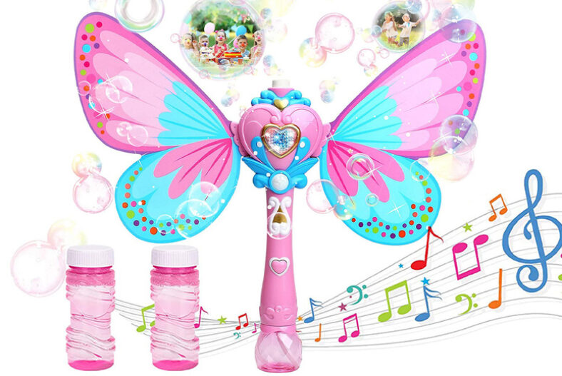 Kids Music Butterfly Bubble Wands – Pink or Blue! £9.99 instead of £19.98