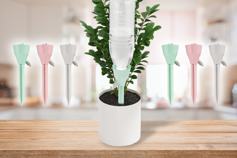 Adjustable Self Watering Plant Spikes – Three, Six, 12 or 18 Pack! £4.99 instead of £9.99
