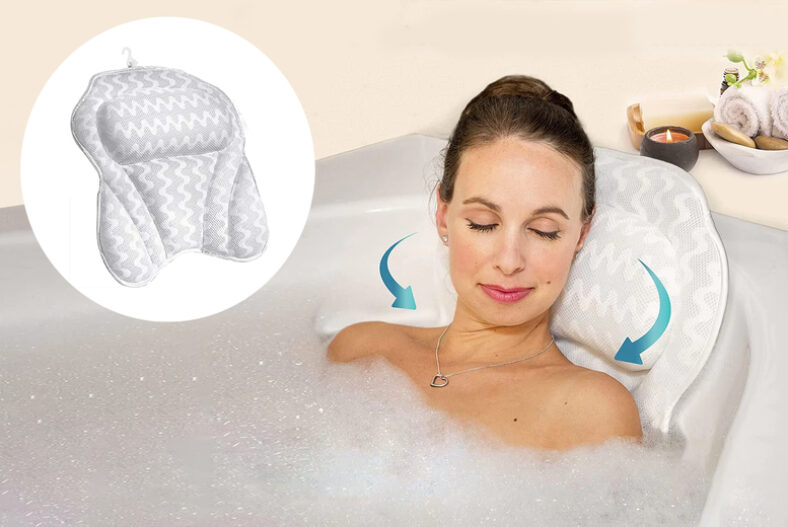 Bathtub Support Pillow – 3D or 4D! £12.99 instead of £39.59