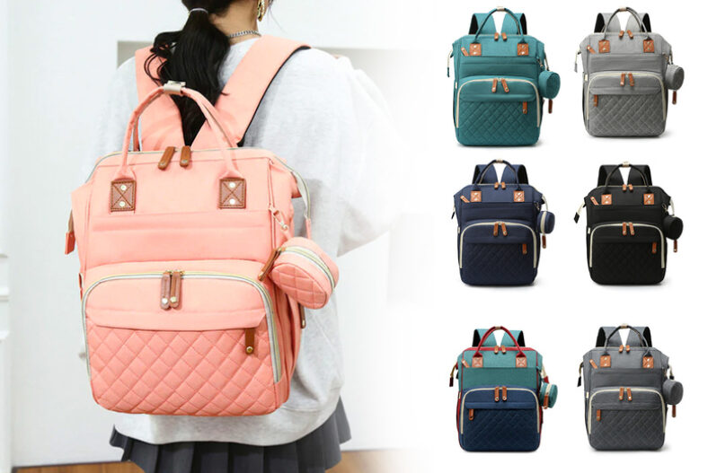 Baby Changing Backpack – 7 Colours £19.99 instead of £69.99