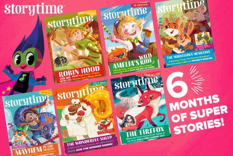 Storytime Magazine – 6-Month Subscription & Extras Pack £9.00 instead of £20.99