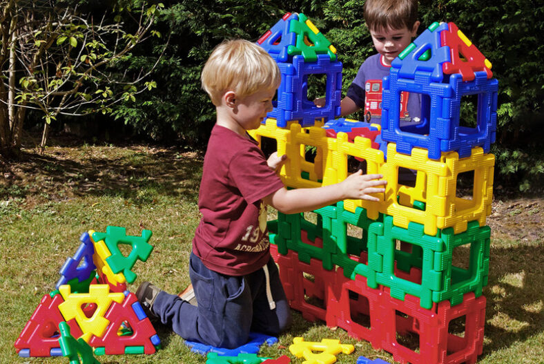 Kids’ 80-Piece Giant Interlocking STEM Block Set £99.99 instead of £135.99