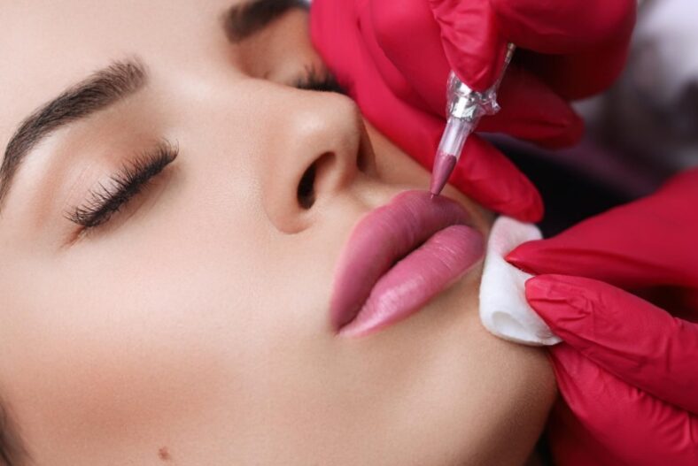 £69 instead of £250 for one session of a semi-permanent lip blush or lip blush top-up treatment at Beauty By Evija, Essex – save 72%