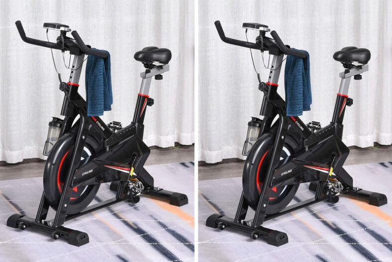 Five Level Steel Exercise Bike with Fitness Tracking Screen! £149.00 instead of £209.99