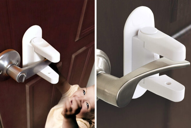 Self-Adhesive Baby Safety Door Lock – 2 Colours £4.99 instead of £14.99