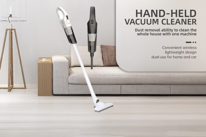 £19.99 instead of £49.99 for a two in one wireless high power vacuum or £29.99 for a three in one vacuum in black or white colours from Uk Dream Store – save up to 60%