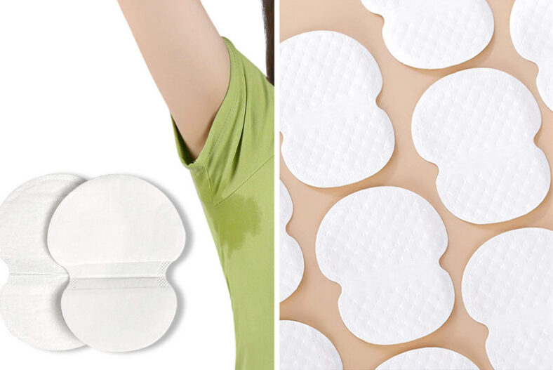 From £3.99 instead of £9.99 for a set of disposable underarm sweat protection pads – 10-100 from UK Dream Store – save up to 60%