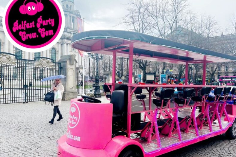 Luxury Party Bike For Up To 16 People – Belfast Pedal Pub £260.00 instead of £400.00