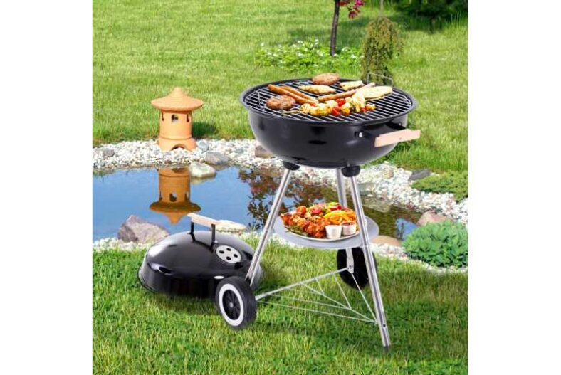 Outsunny Charcoal Grill BBQ Smoker £27.99 instead of £61.99
