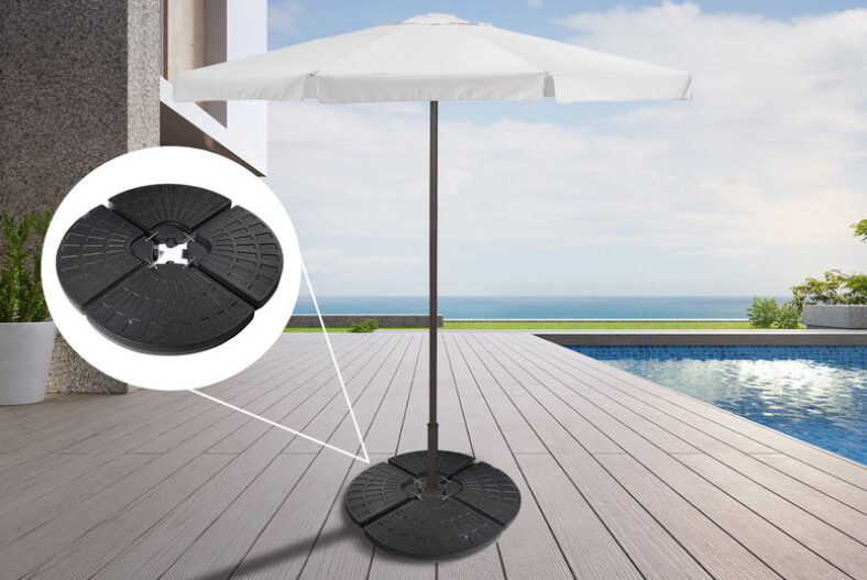 4pc Parasol Base Weights £34.99 instead of £99.99
