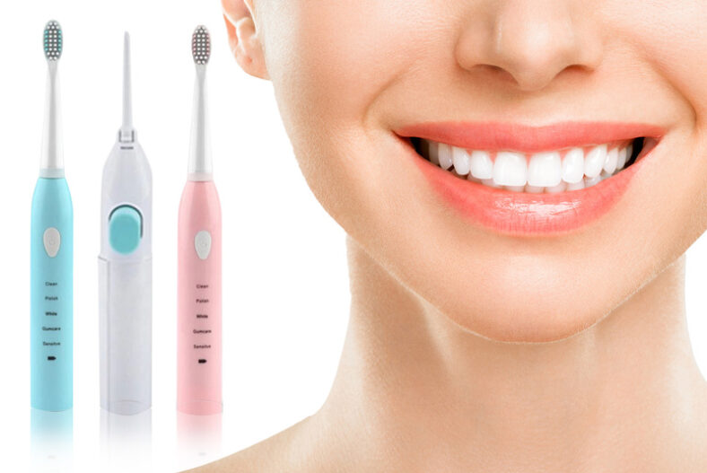 Electric Adult Toothbrush & Water Flosser – Pink, Blue £16.99 instead of £30.99