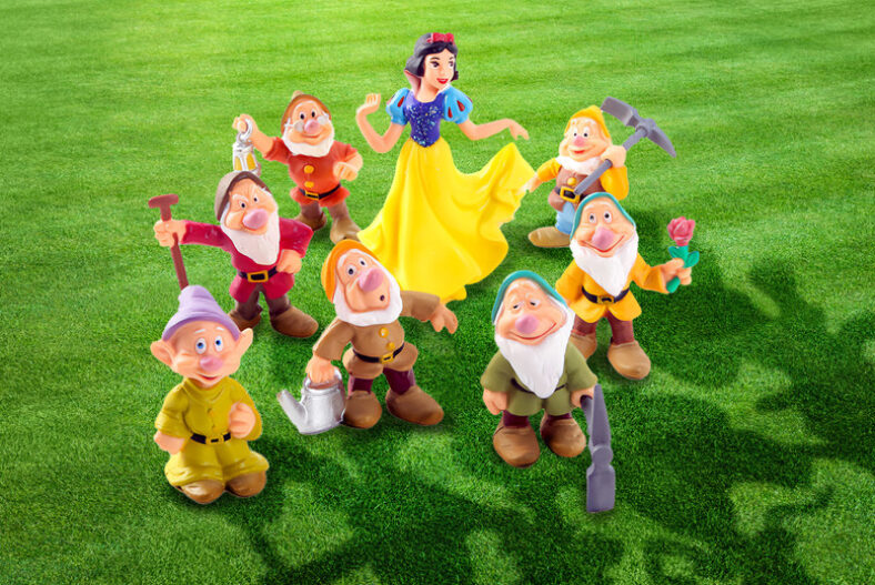 Snow White Inspired Mini Princess & Gnomes Set £9.99 instead of £24.99