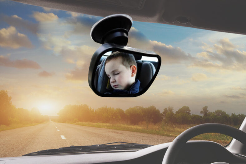 Adjustable Baby Back Seat Car Mirror – 360° Rotation! £6.99 instead of £14.99