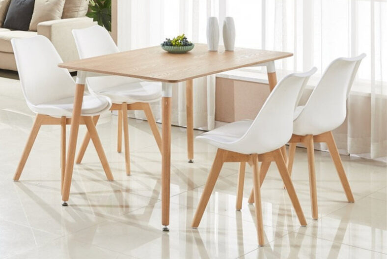 Dining Chairs – Black, White or Grey! £29.00 instead of £80.00