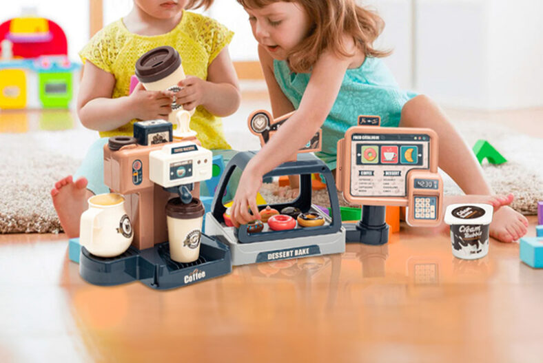 Kids Barista Play Set – 2 Set Options & Colours! £16.99 instead of £39.98
