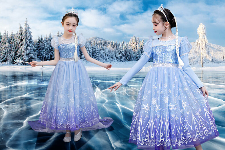 Children’s Snow Princess Costume Set – 5 Options £4.99 instead of £11.99