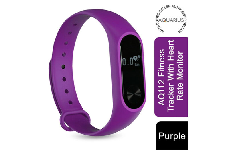 Aquarius AQ112 Fitness Tracker – Purple £17.99 instead of £35.99