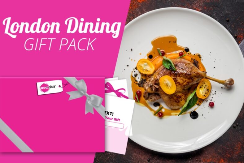 London Dining Gift Experience Pack – Over 100 Locations Across London £29.00 instead of £112.90