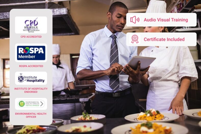 LVL 3 Food Safety in Catering Online Course – CPD Accredited Member £19.00 instead of £50.00