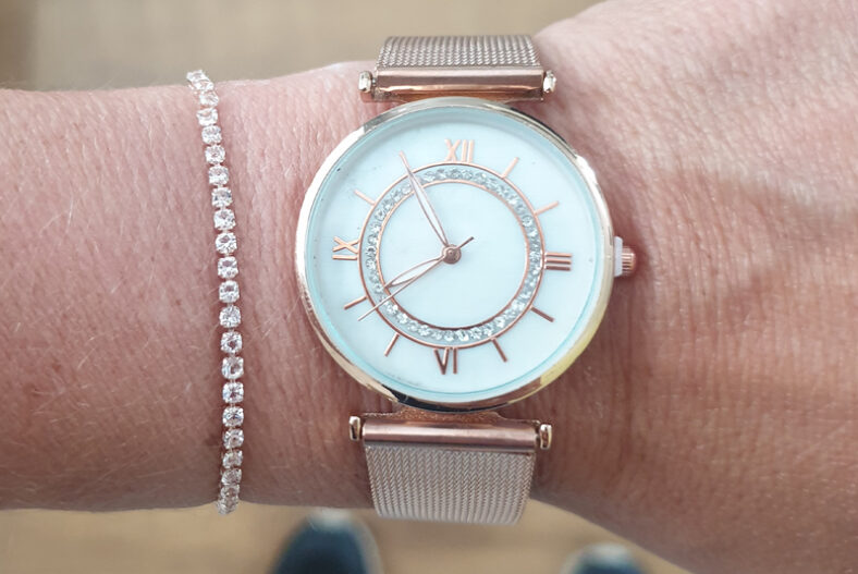Jessica Rose Crystal Watch & Bracelet Summer Set £11.99 instead of £49.00