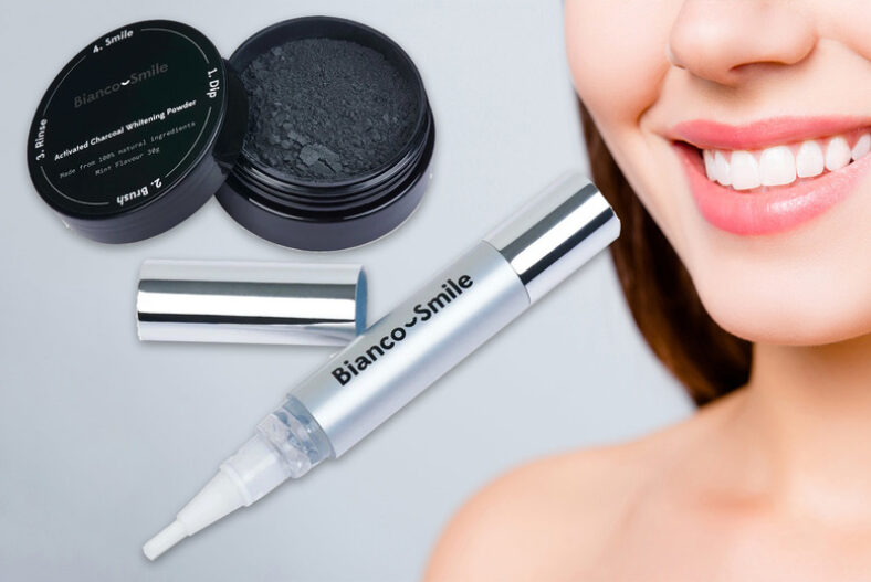 Bianco Smile Teeth Whitening Gel Pen or Charcoal Powder – 1 or 2! £5.99 instead of £22.99