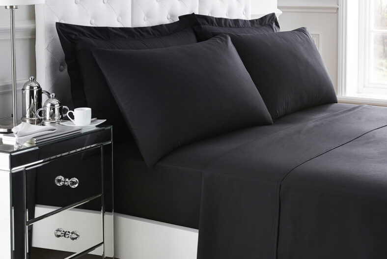 Fitted Cotton Sheet – 7 Colours! £9.99 instead of £24.99