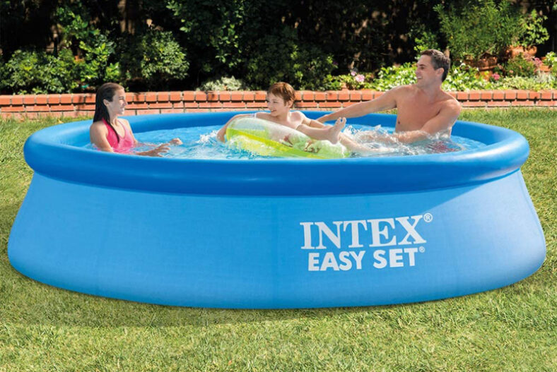 Intex Easy Set Outdoor Swimming Pool – 3 Sizes! £24.99 instead of £59.99