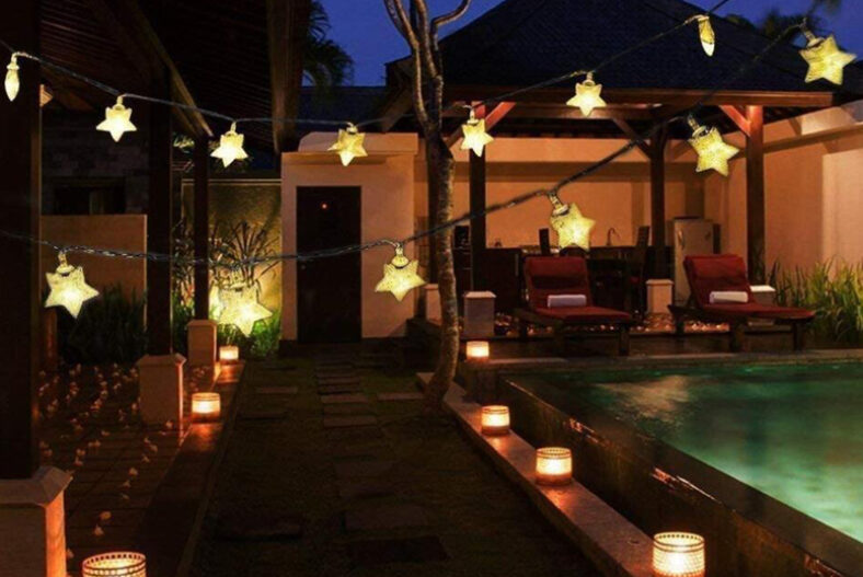 LED Solar String Lights – Warm, White or Colourful! £9.99 instead of £20.99