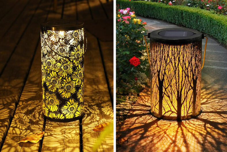 Decorative Tree or Flower Solar Lawn Light – Buy 1 or 2! £12.99 instead of £27.99