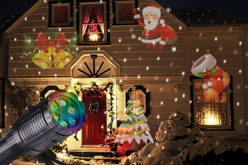LED Christmas Projector Light – 12 Patterns £12.99 instead of £39.99