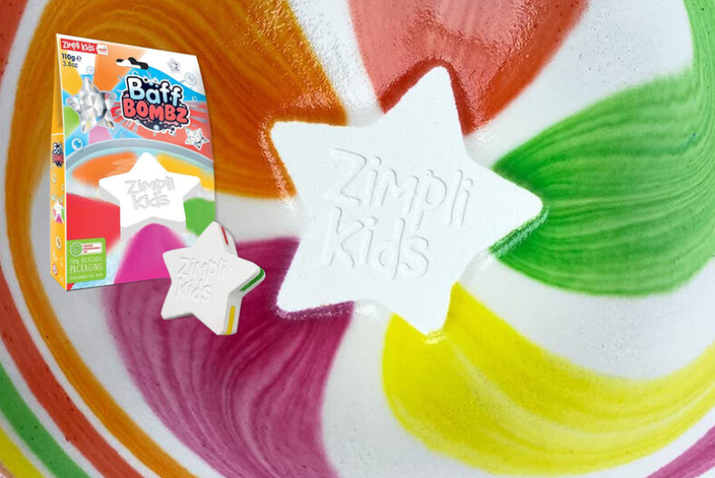 £6.99 instead of £11.97 for a set of 3 star bath bombs from Zimpli Kids – save 42%