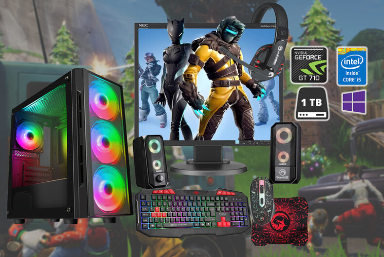 8 in 1 Intel Core i5 i7 Gaming PC Bundle £379.00 instead of £669.98