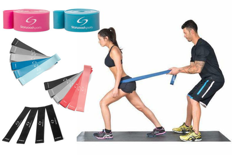 Fitness Loop Resistance or Ballet Stretch Bands – 7 Options! £4.49 instead of £8.99