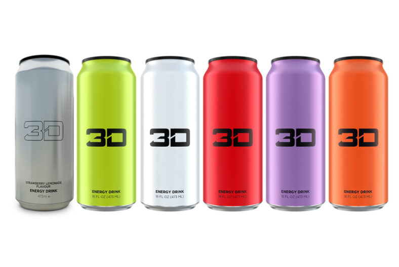 3D Low Calorie Energy Drink £15.99 instead of £25.99