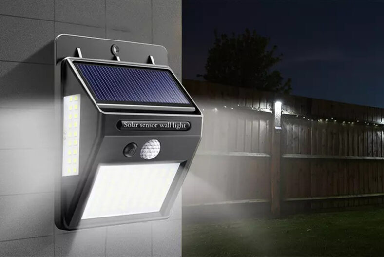 One, Two, Or Four Solar-Powered Motion Sensor LED Lights £5.99 instead of £13.99