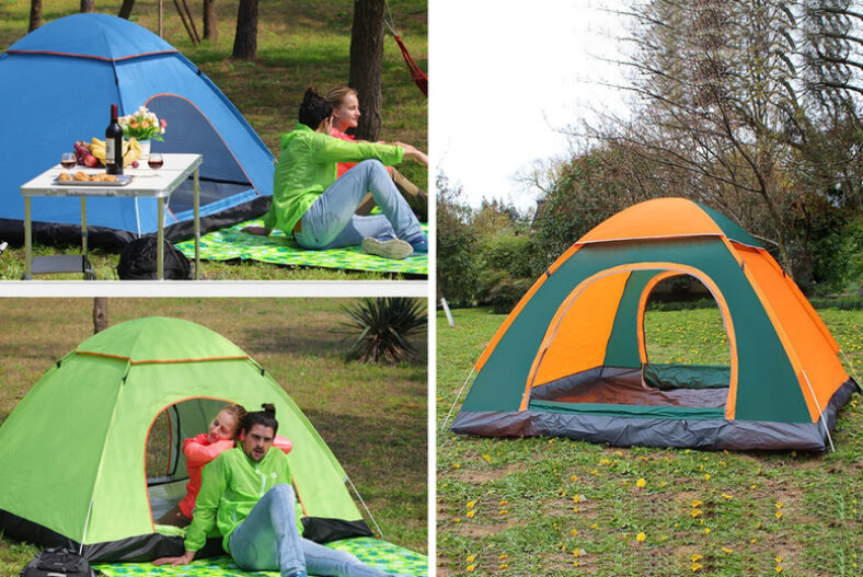 Camping Pop Up Tent – 2 Options £24.99 instead of £69.99