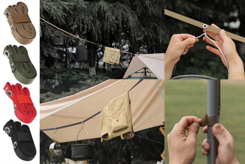 3.15m Multi-function Camping Canopy Extension Strap – 4 Colours! £6.99 instead of £19.99