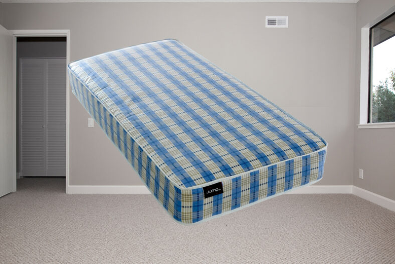 6 Inch Blue Open Coil Spring Mattress – Six Sizes! £39.00 instead of £80.00