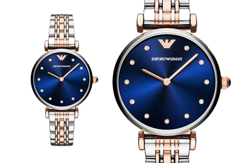 Women’s Two-Tone Emporio Armani Watch £99.00 instead of £349.00