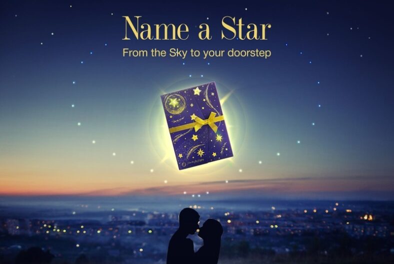 ‘Name a Bright Star’ Personalised Gift – From The Sky Registry £14.00 instead of £35.00