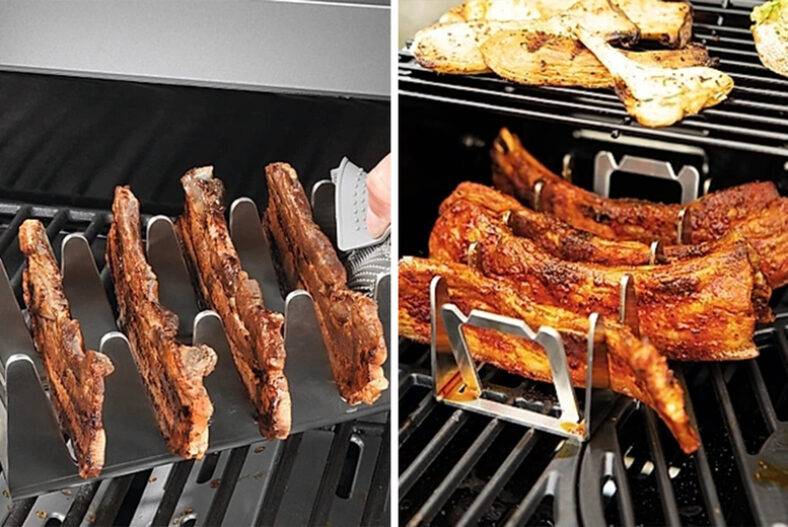 Stainless Steel BBQ Grill Rack £10.99 instead of £39.99