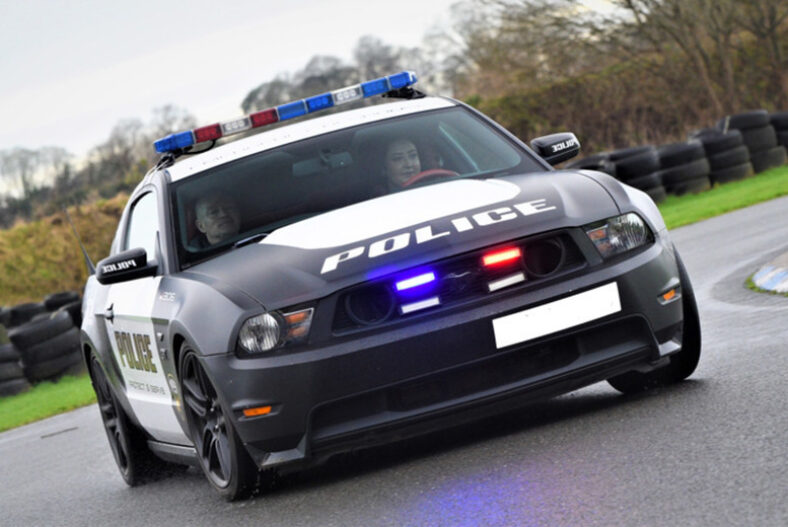 £14 for a one-lap V8 GT Mustang Police Car driving experience from PSR Experiences, £29 for three laps or £54 for six laps – choose from 15 locations and save up to 64%